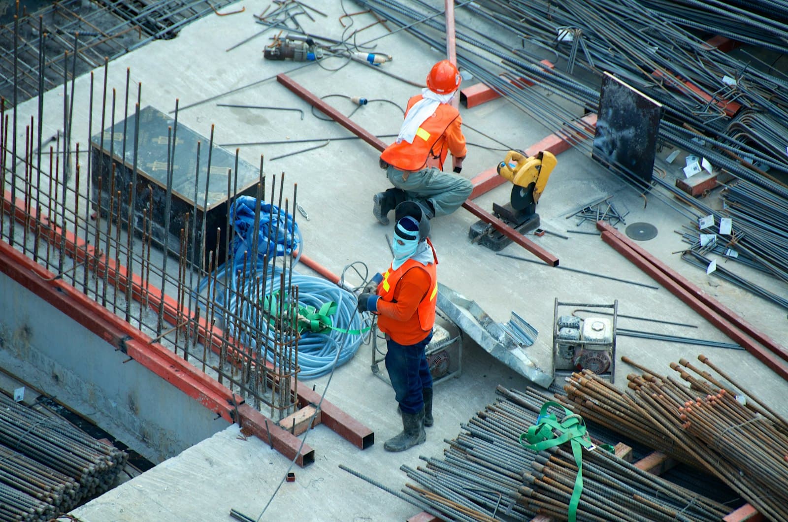 Maintenance technician on site